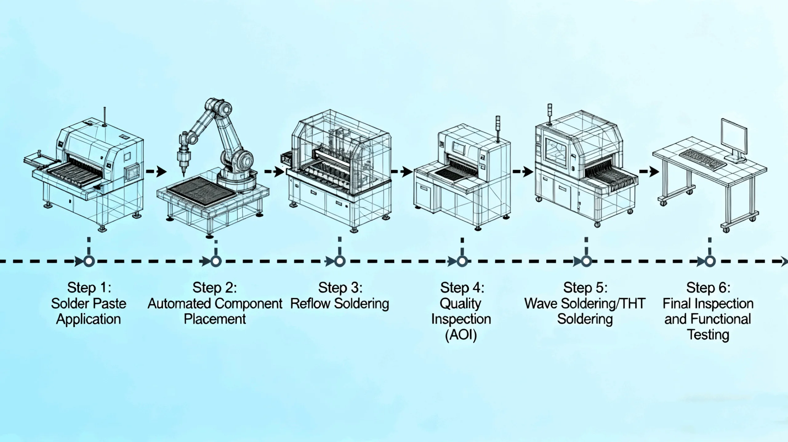 6 Steps to Printed Circuit Board Assembly Manufacturing