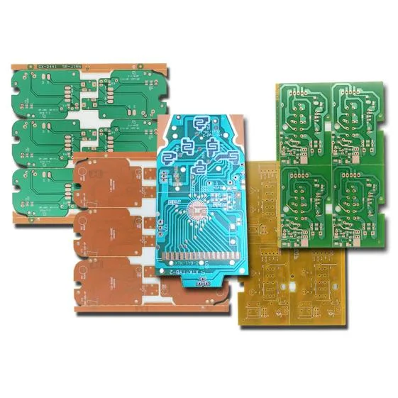 Collage of diverse PCB materials