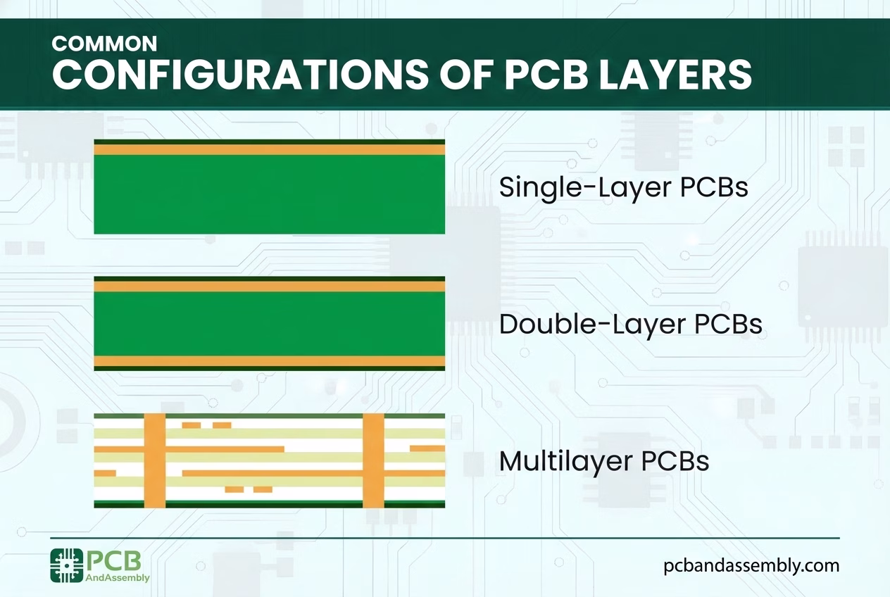common configurations of pcb layers
