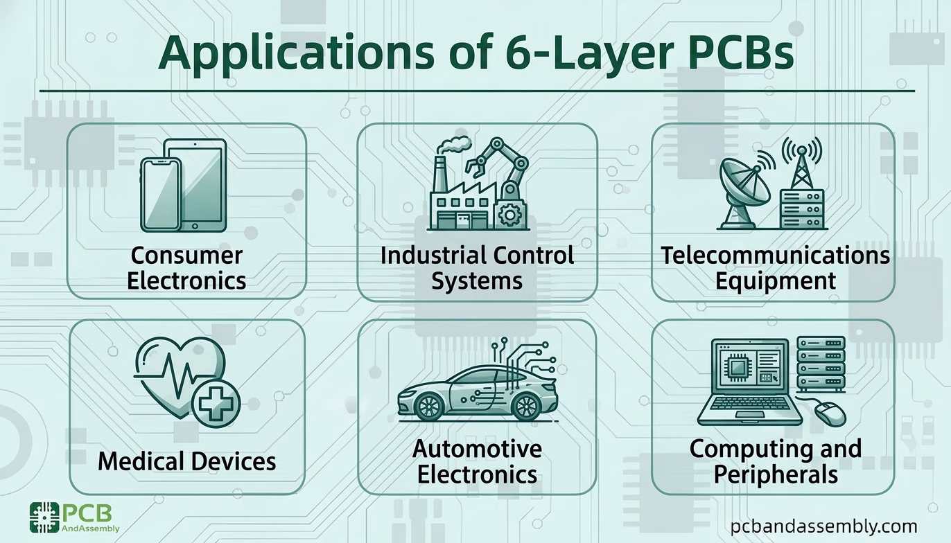 Applications of 6-Layer PCBs