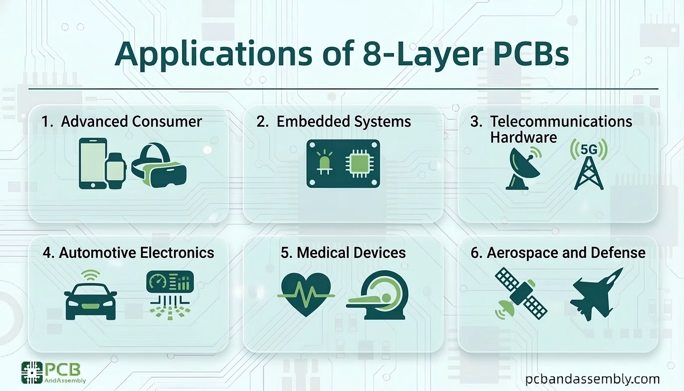 Applications of 8-Layer PCBs