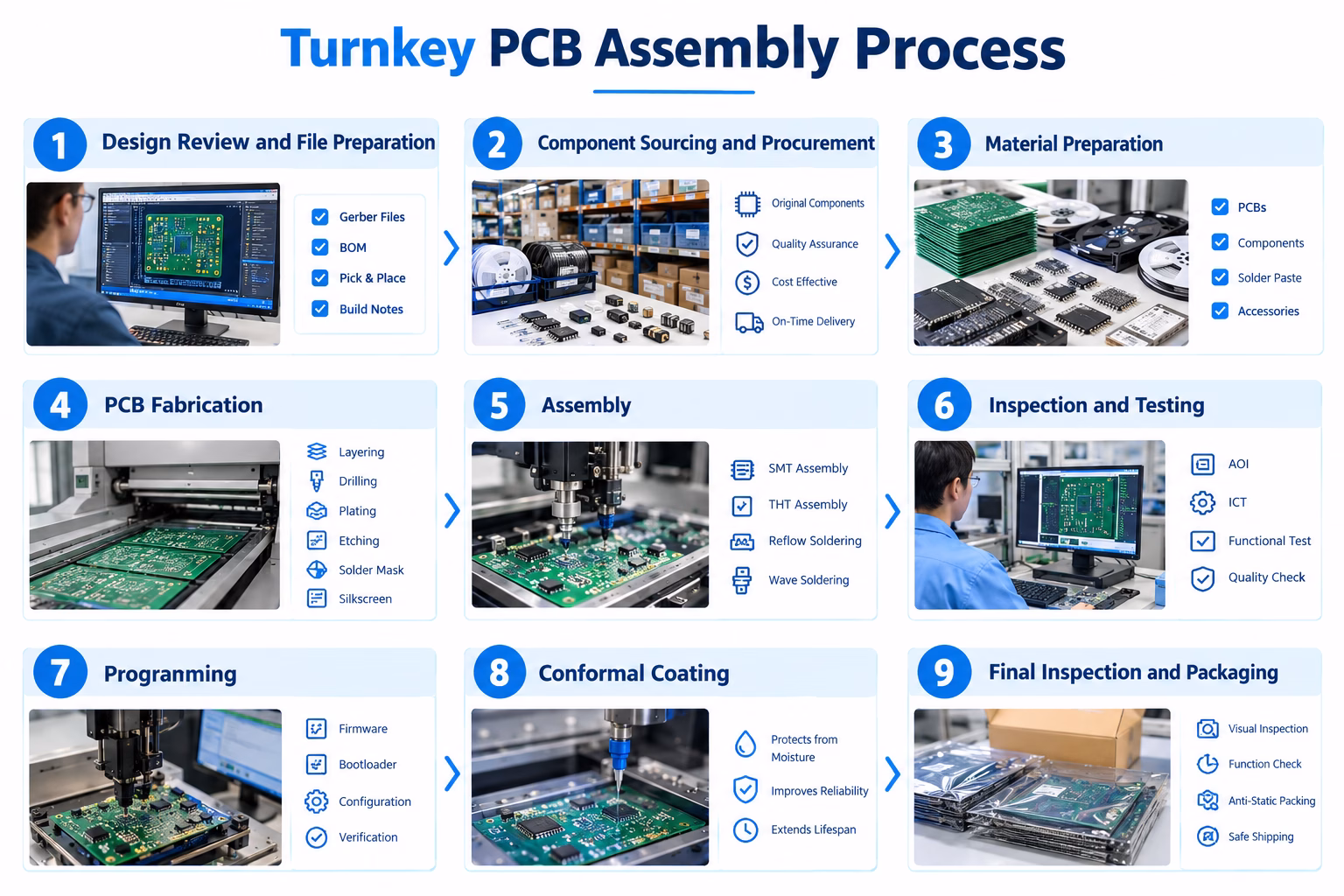 Turnkey PCB Assembly Process